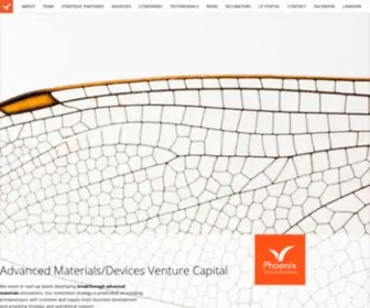 Phoenix-VP.com(Investing in Advanced Materials) Screenshot