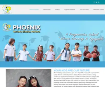 Phoenix.ac.th(Phoenix Wittaya School Pattaya) Screenshot