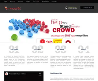 Phoenix360BS.com(PHOENIX 360 BRAND SOLUTIONS) Screenshot