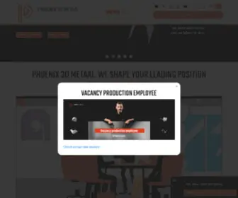 Phoenix3Dmetaal.com(Phoenix 3D Metaal) Screenshot