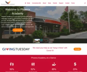 Phoenixacademyomaha.org(Phoenix Academy) Screenshot