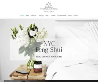 Phoenixandrose.com(New York City Feng Shui) Screenshot