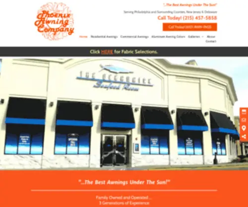 Phoenixawningco.com(Phoenix Awning Company) Screenshot