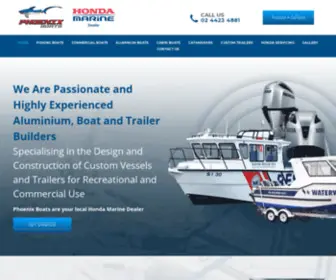 Phoenixboats.com.au(Custom Boat Builders in Australia) Screenshot