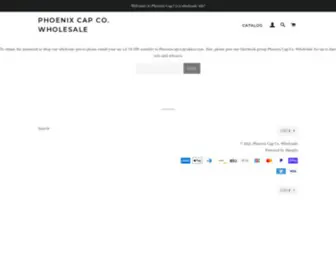 Phoenixcapcowholesale.com(Phoenix Cap Co) Screenshot