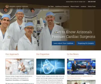 Phoenixcardiacsurgery.com(Phoenix Cardiac Surgery) Screenshot