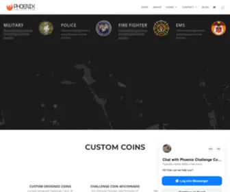 Phoenixchallengecoins.com(Custom Challenge Coins Company) Screenshot