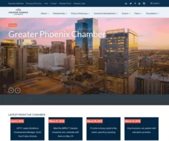 Phoenixchamber.com(Greater Phoenix Chamber) Screenshot