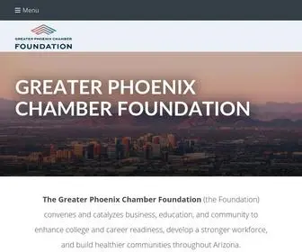 Phoenixchamberfoundation.com(Greater Phoenix Chamber Foundation) Screenshot