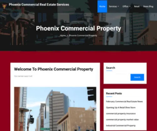 Phoenixcommercialproperty.com(Phoenix Commercial Property Real Estate And Services) Screenshot