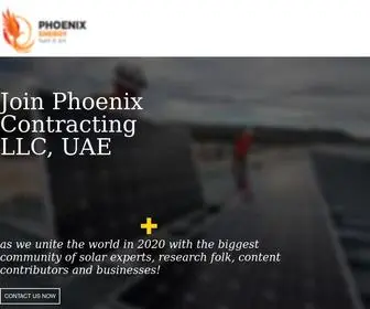 Phoenixctg.ae(Pheonix Energy) Screenshot