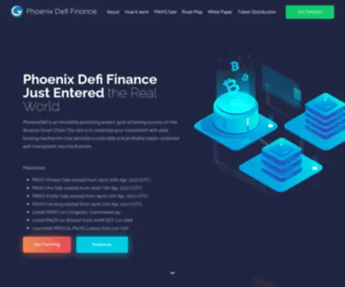 PhoenixDefi.finance(PhoenixDefi finance) Screenshot