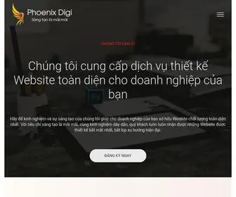 PhoenixDigi.com.vn(Website B) Screenshot