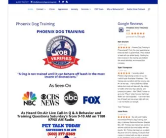 PhoenixDogtraining.com(PHOENIX DOG TRAINING) Screenshot