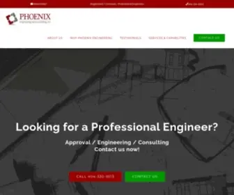 Phoenixengineering.com(Phoenix Engineering & Consulting) Screenshot