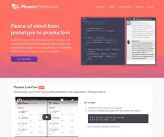 Phoenixframework.org(Phoenix) Screenshot