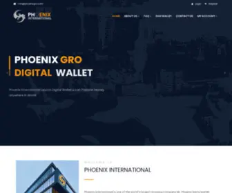 Phoenixgro.com(Phoenix Gro Digital Wallet) Screenshot