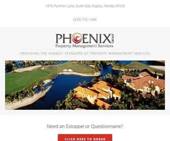 Phoenixgroupnaples.com(Our mission) Screenshot