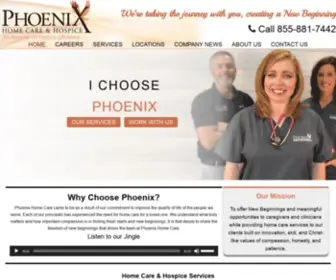 Phoenixhomehc.com(Home Health Care Agency serving SW Missouri Home Care Springfield MO) Screenshot