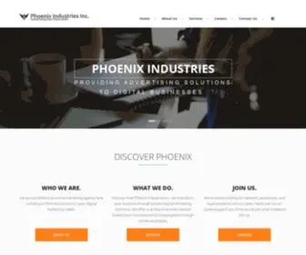 Phoenixindustriesinc.com(Phoenix Industries) Screenshot