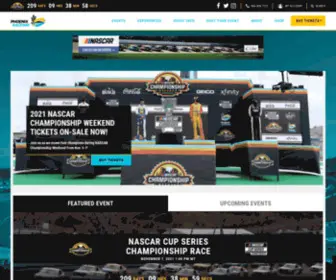 Phoenixintlraceway.com(Phoenix Raceway) Screenshot