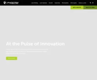 Phoenixlaser.com(Old Fashioned Service Using Today&#039;s Technology) Screenshot