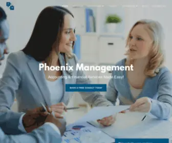 Phoenixmanagement.ca(Phoenix Management Group) Screenshot