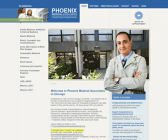 Phoenixmedicalassociates.com(Chicago general practice) Screenshot