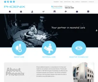 Phoenixmedicalsystems.com(Medical Device Companies) Screenshot