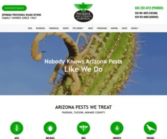 Phoenixpest.com(Phoenix Pest Control) Screenshot