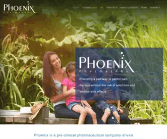 Phoenixpharmalabs.com(A privately held) Screenshot