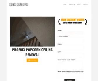 Phoenixpopcornceilingremoval.com(Phoenix Popcorn Ceiling Removal) Screenshot