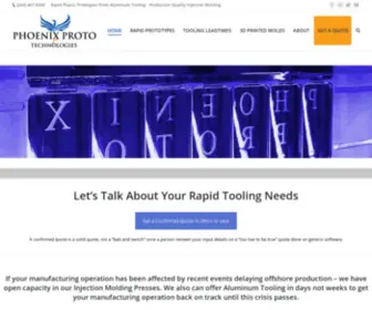 Phoenixproto.com(Rapid Prototype Tooling) Screenshot