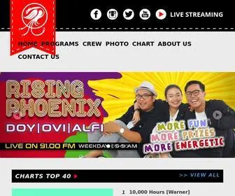 Phoenixradiobali.com(Phoenix Radio Bali 91.00 FM) Screenshot