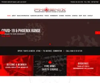 Phoenixrange.ca(Phoenix Range & Gun Shop) Screenshot