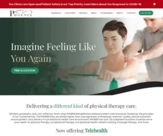 Phoenixrehab.com(Phoenix Physical Therapy) Screenshot