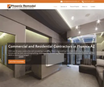 Phoenixremodel.net(Commercial Remodeling Contractors Phoenix AZ) Screenshot