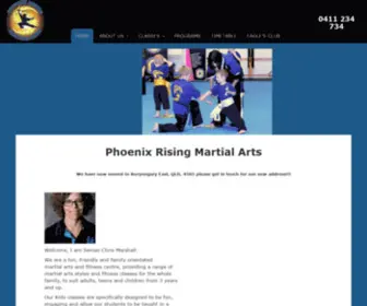 Phoenixrisingma.com.au(Phoenix Rising Martial Arts) Screenshot