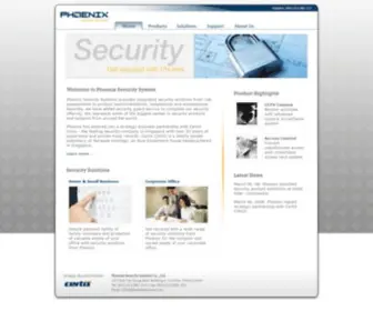 Phoenixsecures.com(Phoenix Security Systems) Screenshot