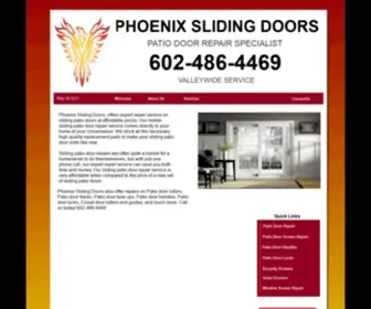 Phoenixslidingdoors.com(Sliding Door Repair) Screenshot