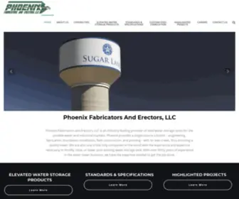 Phoenixtank.com(Phoenix Fabricators) Screenshot