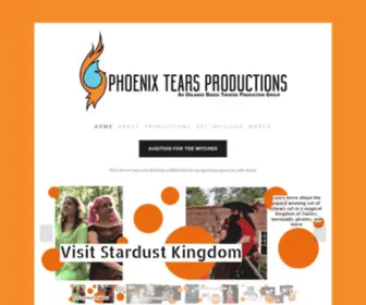 Phoenixtearsproductions.com(Phoenix Tears Productions) Screenshot