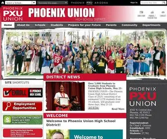 Phoenixunion.org(Phoenix Union High School District) Screenshot