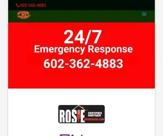 Phoenixwaterdamage.com(Phoenix Water Damage) Screenshot