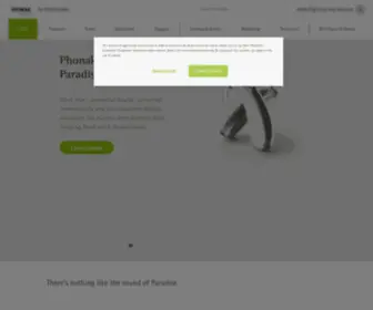 Phonak.co.uk(Phonak Paradise) Screenshot