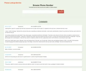 Phone-Service.org(Phone Service) Screenshot