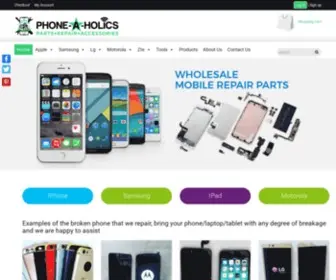 Phoneaholicsatl.com(HOLICS Parts) Screenshot