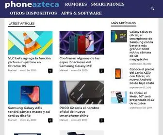 Phoneazteca.com(Todo sobre dispositivos móviles y otros gadgets) Screenshot