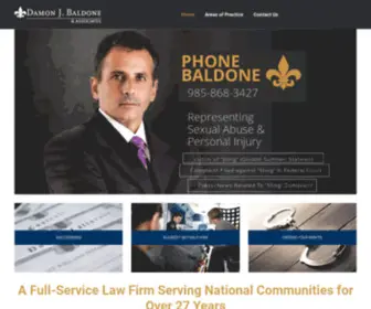 Phonebaldone.com(Full Service Law Firm) Screenshot