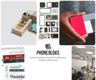 Phonebloks.com(A global campaign to bring to life a modular phone to reduce e) Screenshot